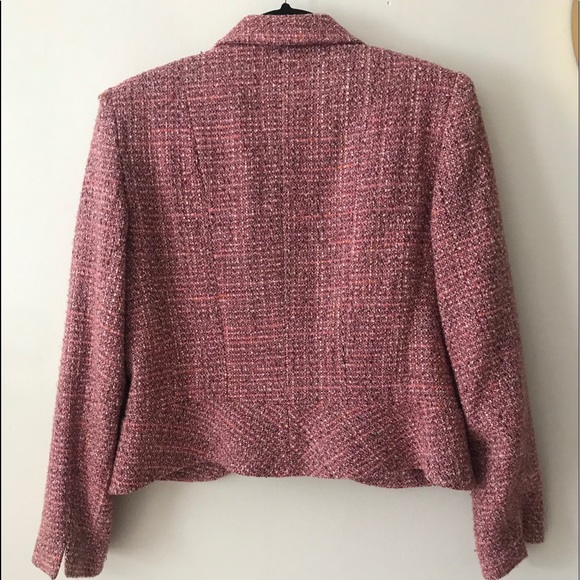 Harolds dusty pink wool tweed blazer - Picture 4 of 7